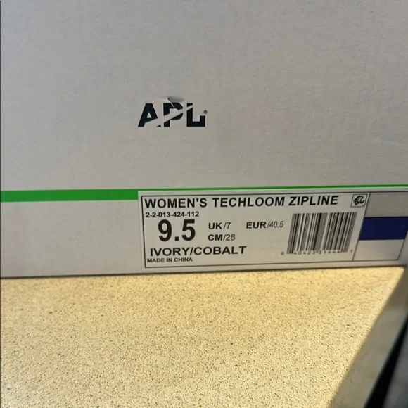 APL Women's Techloom Zipline - Ivory and Cobalt - Picture 3 of 4